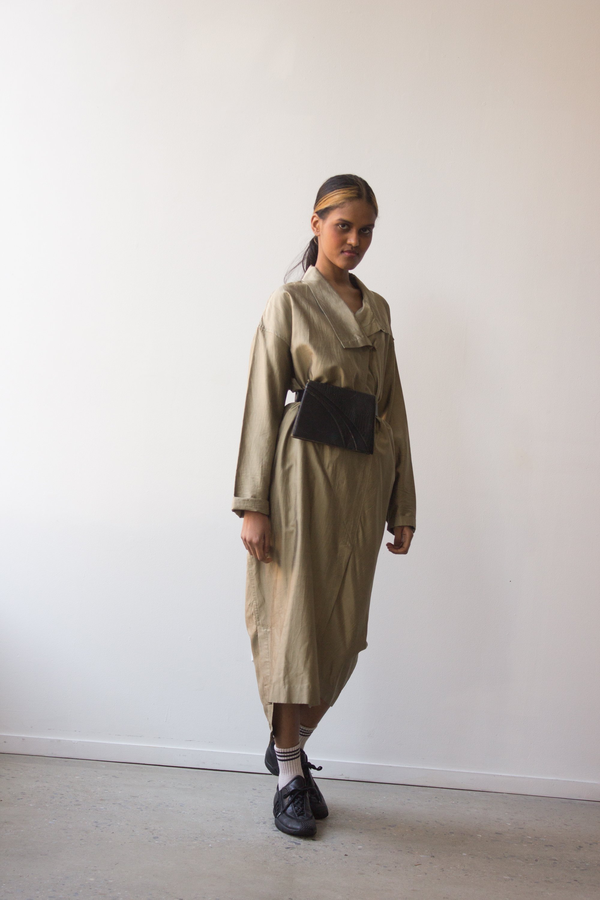 1980s Issey Miyake Silk Tunic Dress — Wayward Collection
